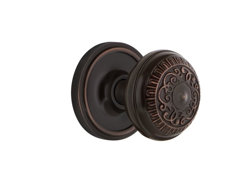 Nostalgic Warehouse Classic Rosette with Egg & Dart Round Door Knob - Image 1